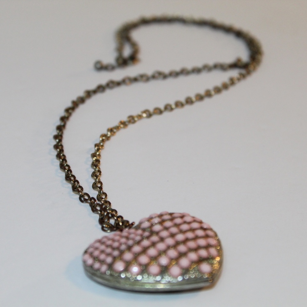Long Heart Necklace Pink Gold VALENTINE'S DAY ❤️❤️